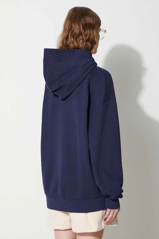 Pangaia cotton sweatshirt navy blue color