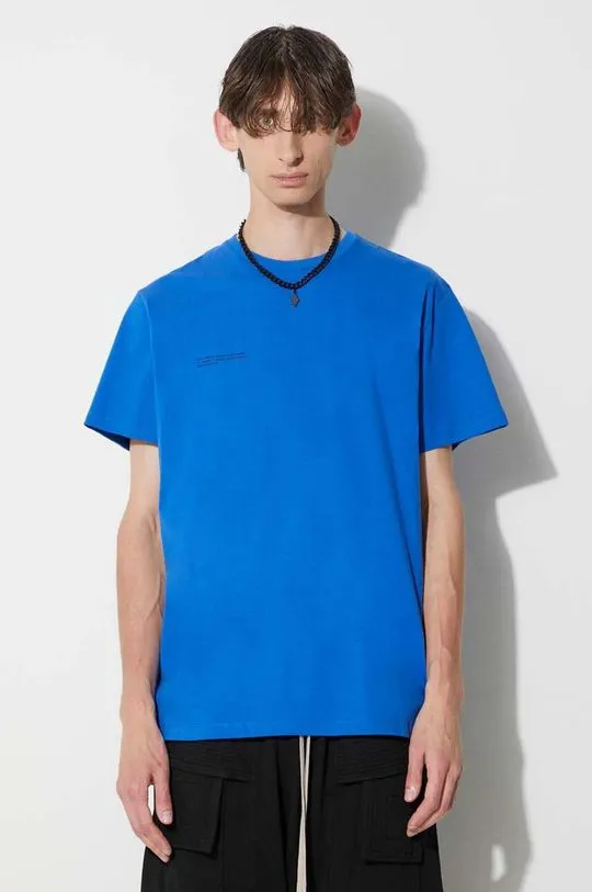 Pangaia cotton t-shirt blue color