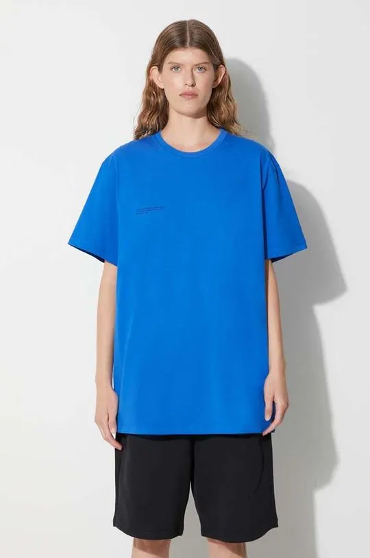 Pangaia cotton t-shirt blue color