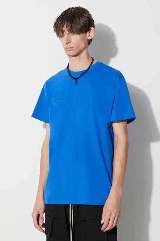 Pangaia cotton t-shirt blue color