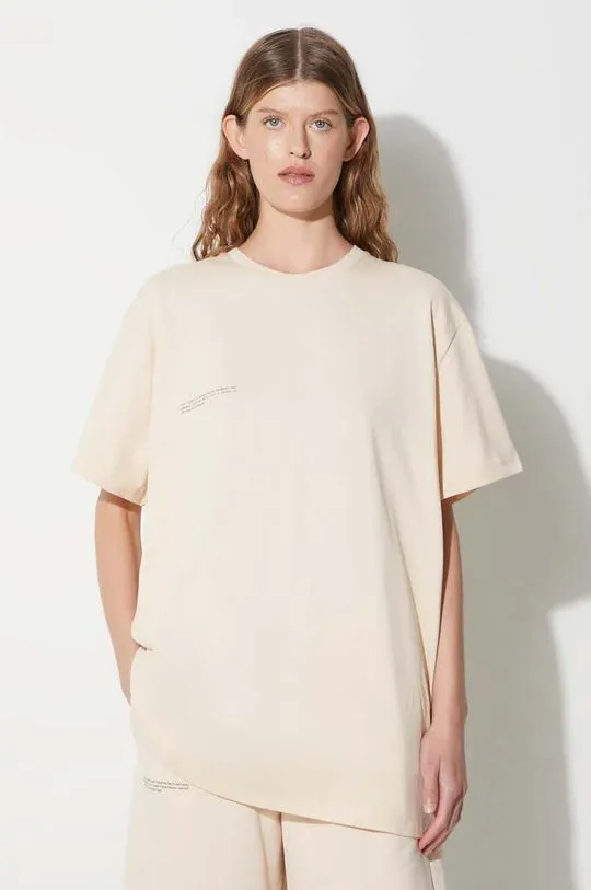 Pangaia t-shirt beige color