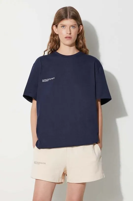 Pangaia t-shirt navy blue color