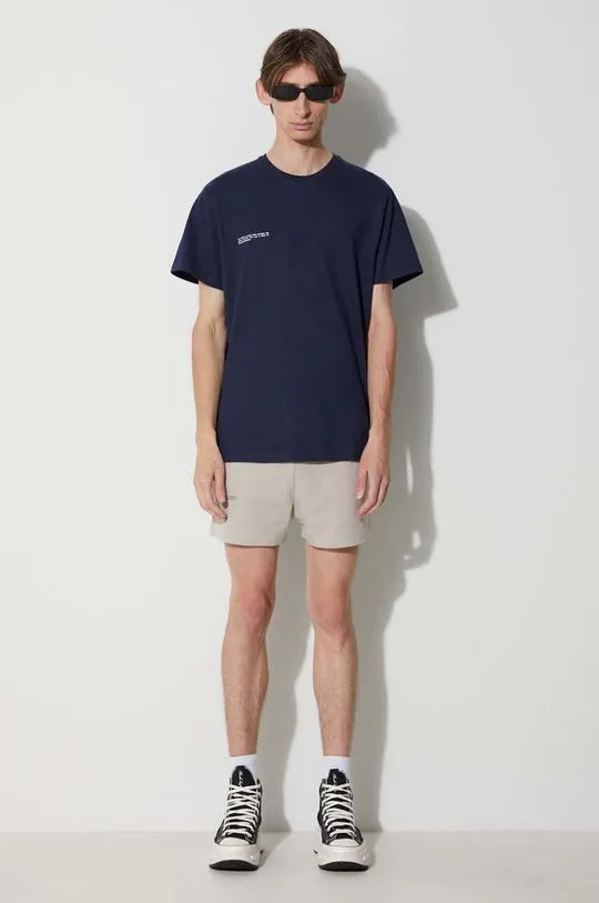 Pangaia t-shirt navy blue color