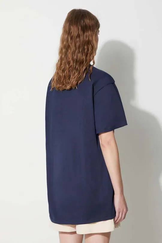 Pangaia t-shirt navy blue color