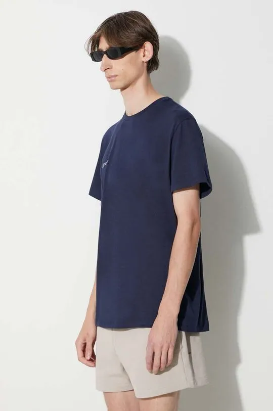 Pangaia t-shirt navy blue color