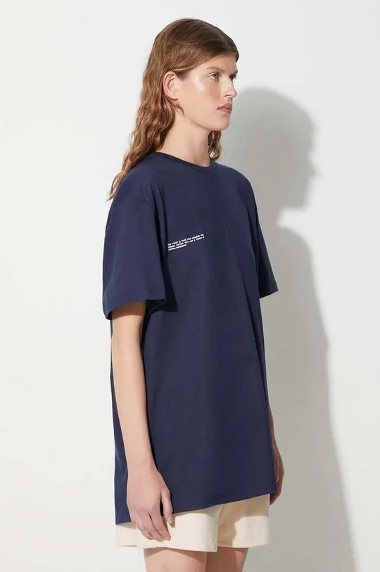 Pangaia t-shirt navy blue color