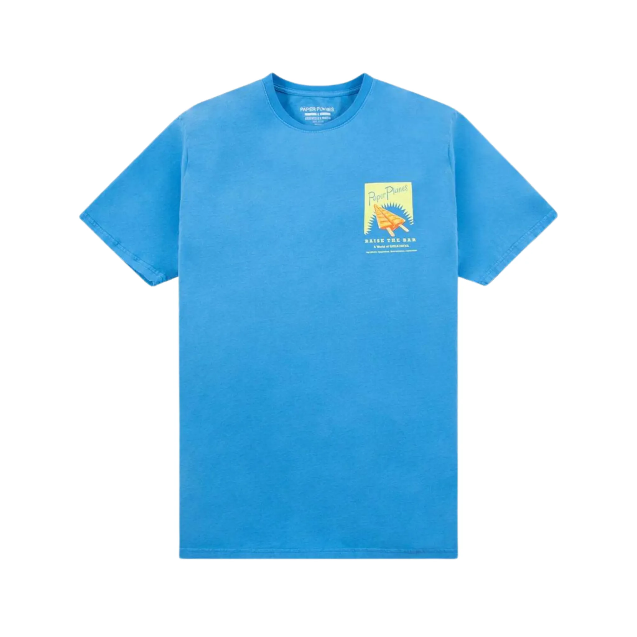 Paper Planes Blue Raspberry Plane Pops Tee (Azure Blue)