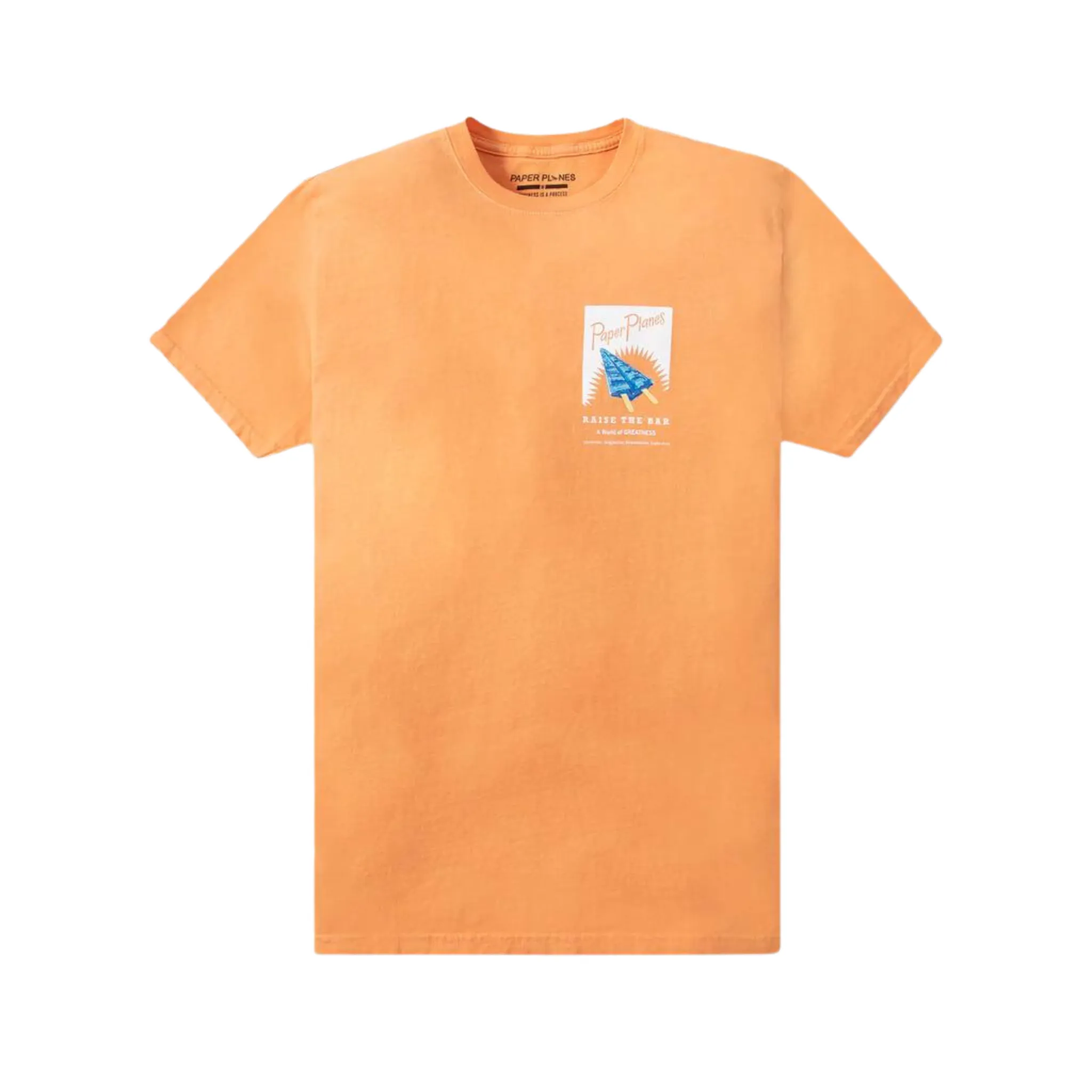 Paper Planes Blue Raspberry Plane Pops Tee (Tangerine)