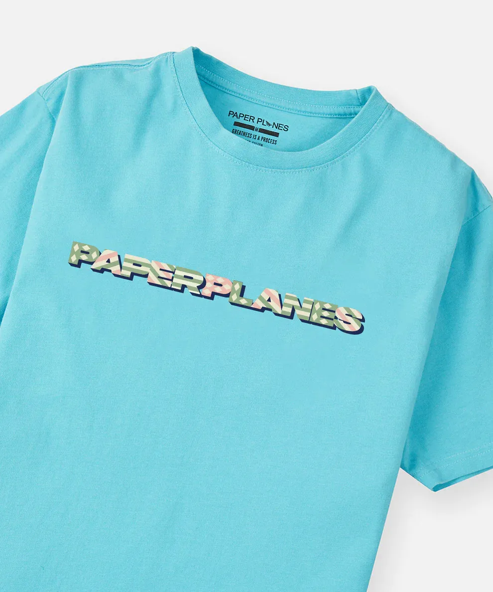 Paper Planes Diamonds and Stripes SS Tee