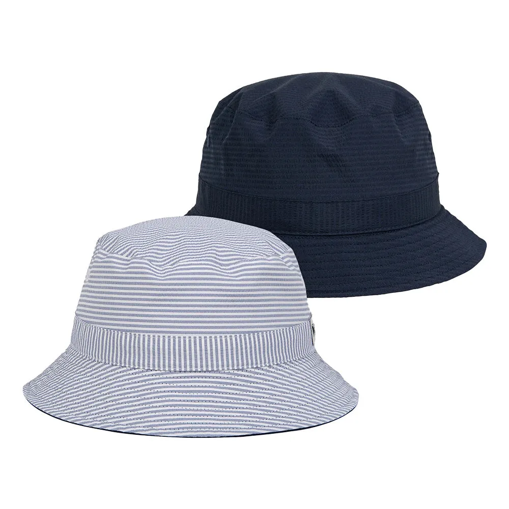 Paper Planes  Reversible Seersucker Bucket hat