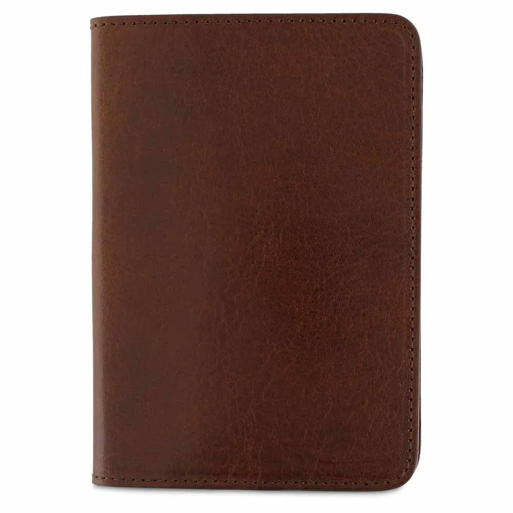 Passport Cover // Light Brown / Orange