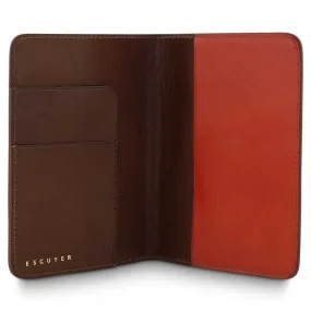 Passport Cover // Light Brown / Orange