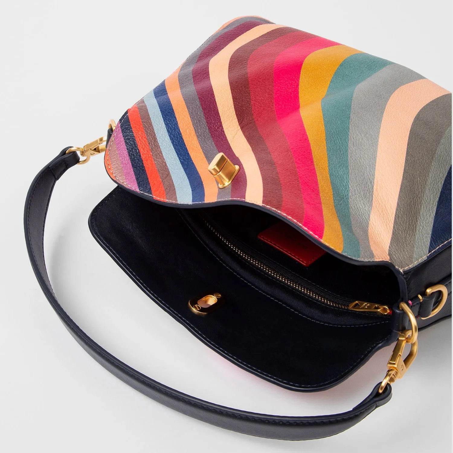 Paul Smith - Women's F-Swirl Print Shoulder Bag