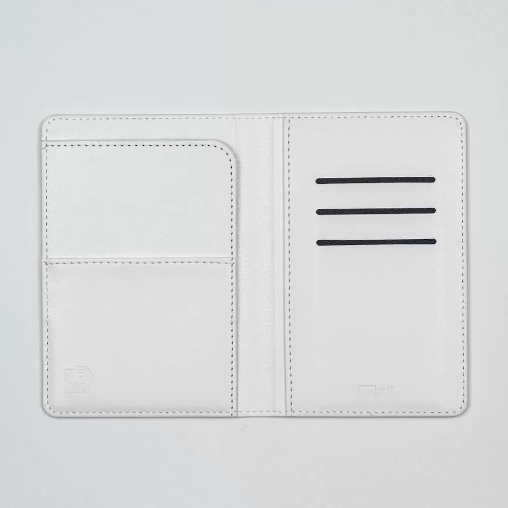 Personalised Premium Passport Holder and Luggage Tag (White)