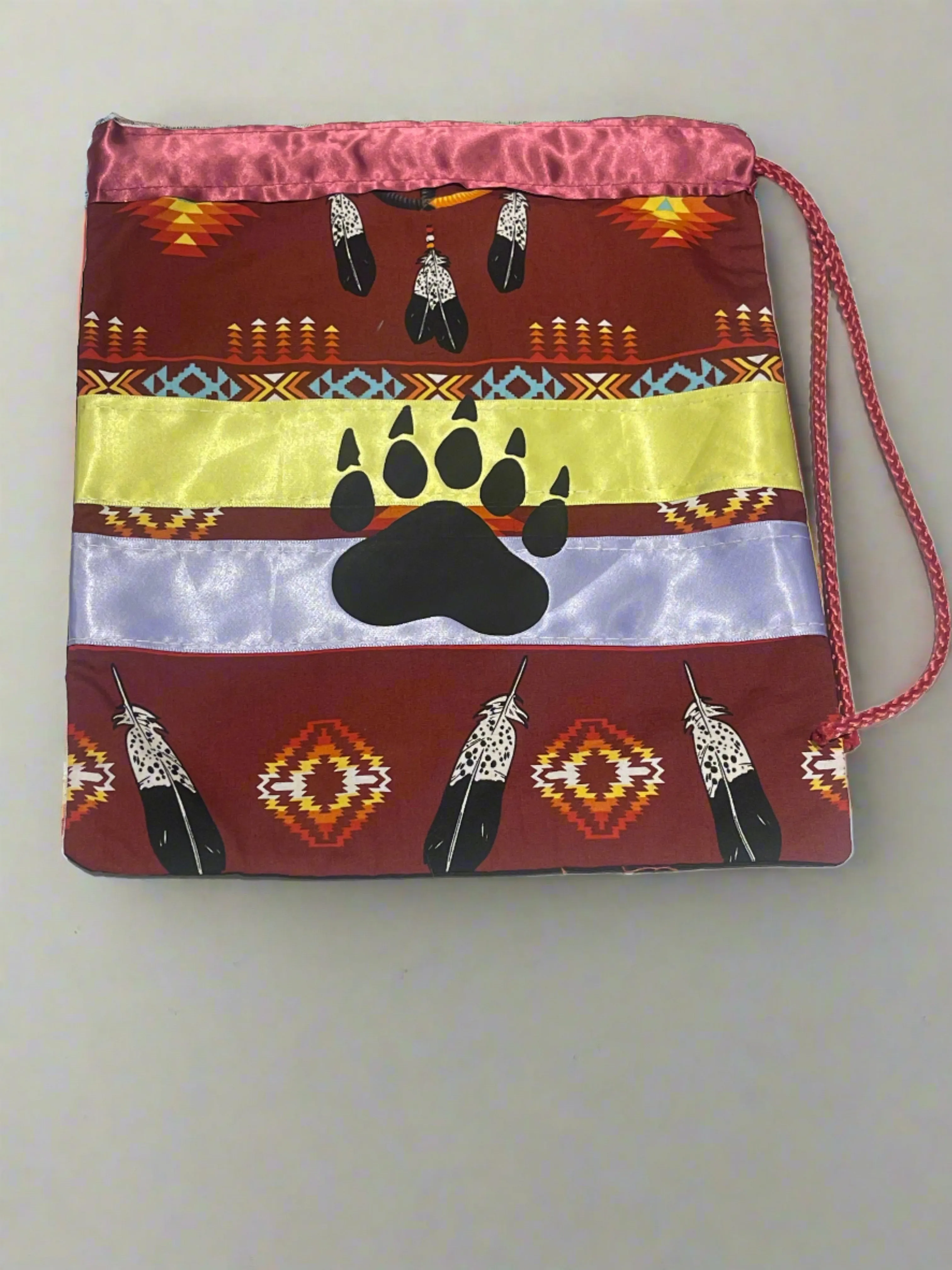 Ribbon Bag with Bear Paw