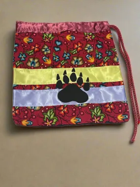 Ribbon Bag with Bear Paw