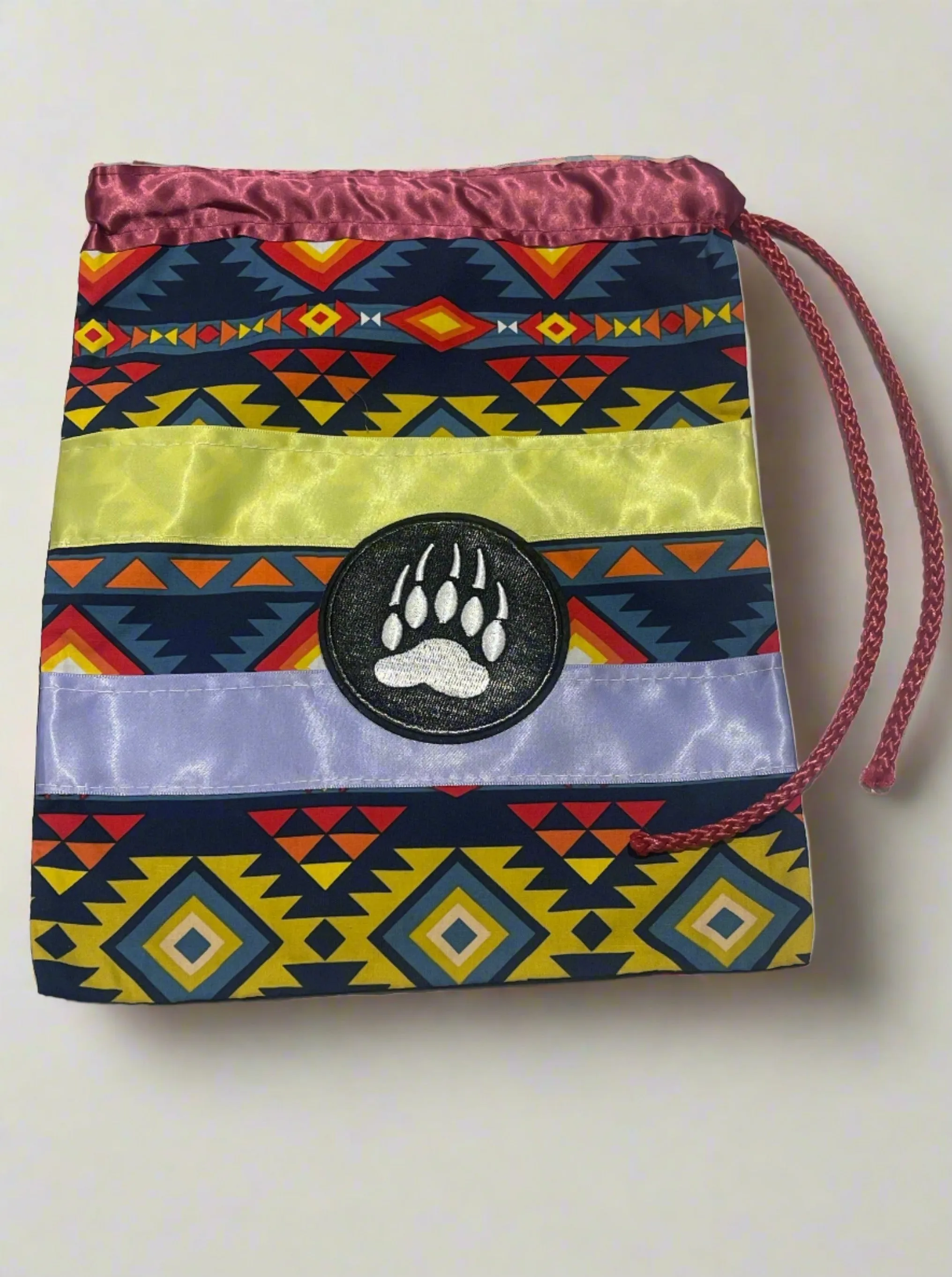 Ribbon Bag with Bear Paw