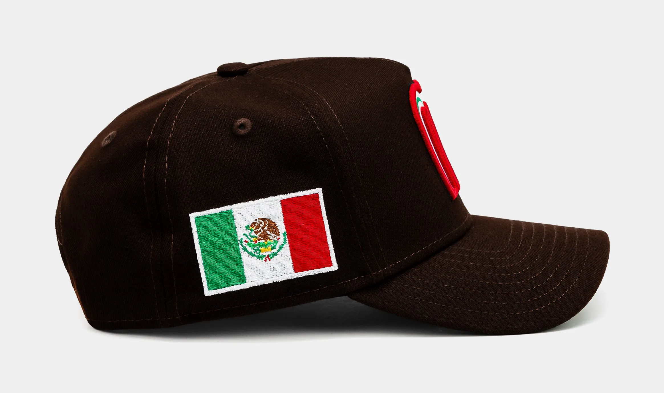 Shoe Palace Exclusive Mexico 9Forty Snapback Mens Hat (Brown/Green)