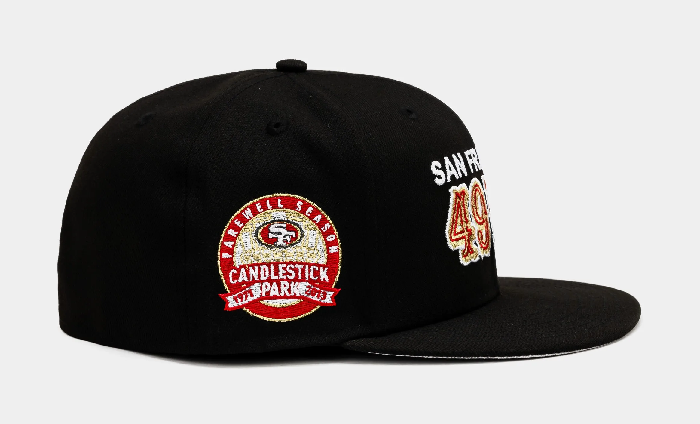 Shoe Palace Exclusive San Francisco 49ers 59Fifty Fitted Mens Hat (Black/Red)