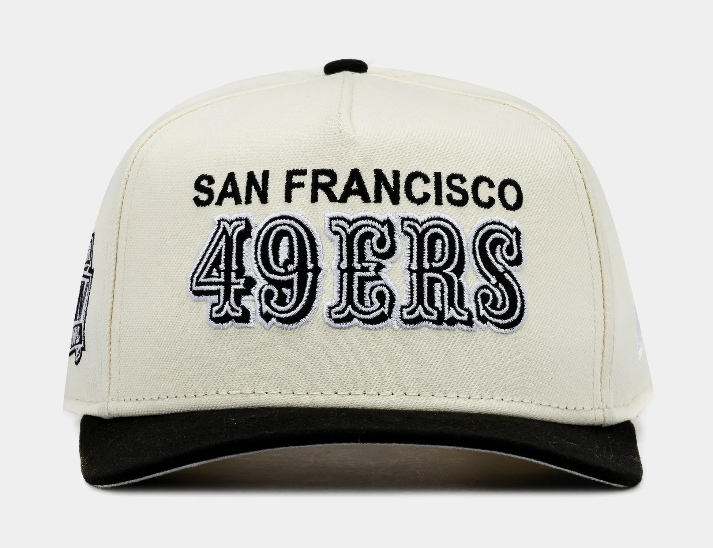 Shoe Palace Exclusive San Francisco 49ers 950AF Snapback Mens Hat (Beige/Black)