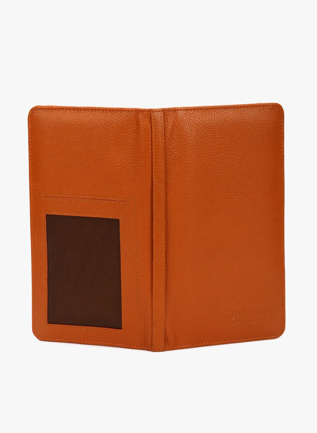 Teakwood Genuine Leathers Unisex Passport holder Solid Tan