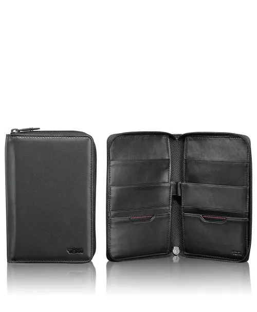 TUMI Delta SLG Men's Zip Around Multiple Passport Wallet