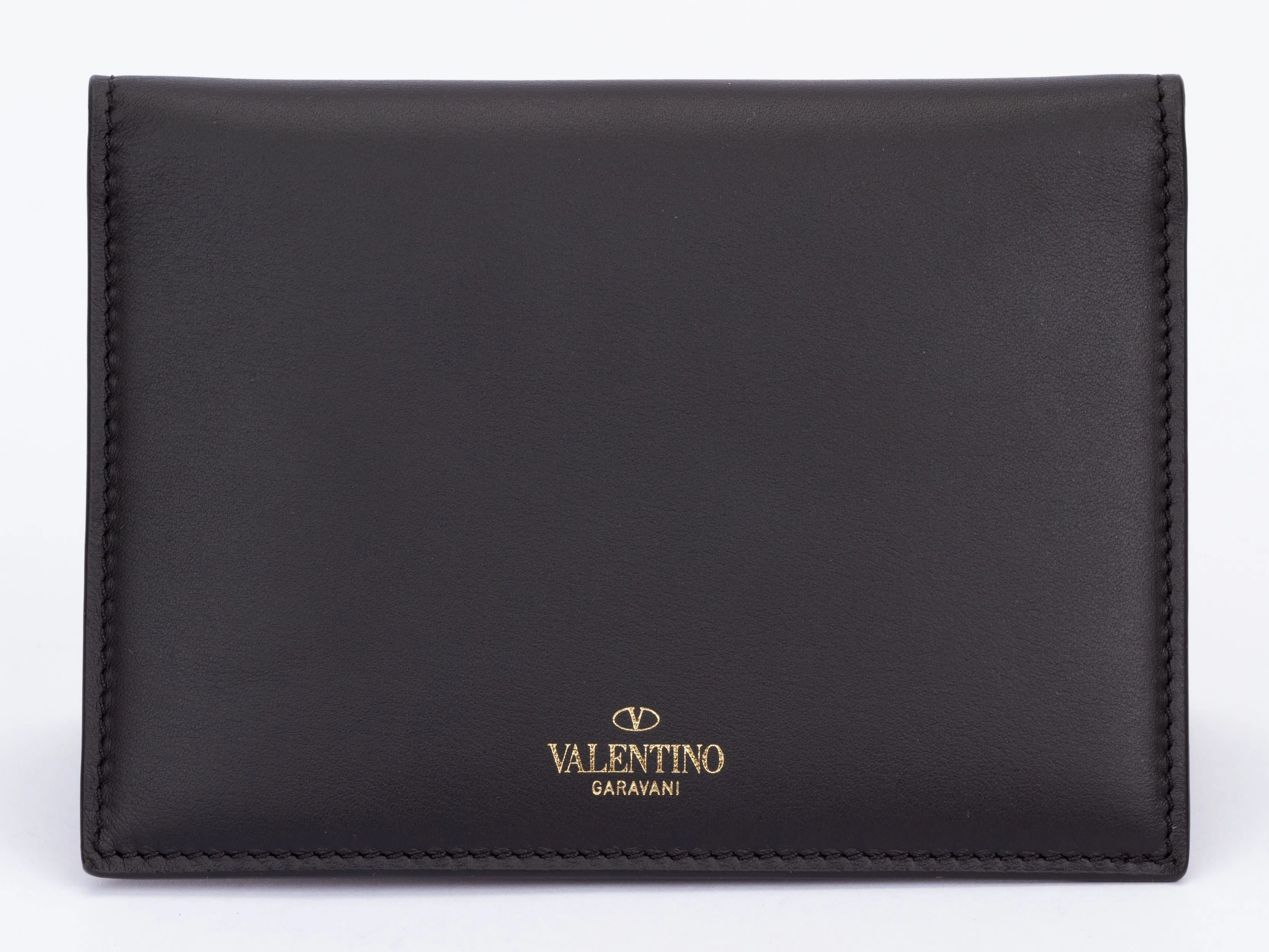 Valentino Passport Cover Black White