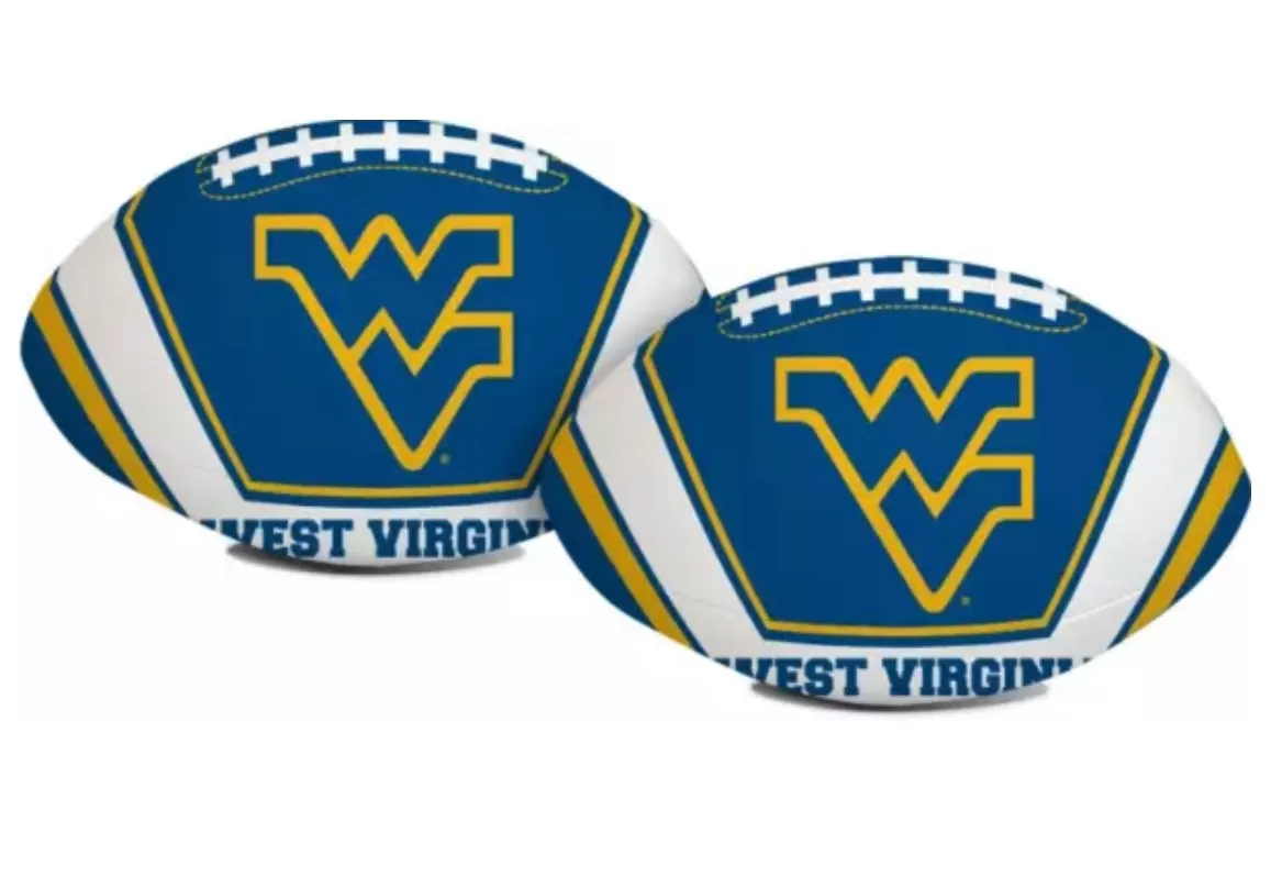 WEST VIRGINIA MOUNTAINEERS 8” SOFTEE FOOTBALL