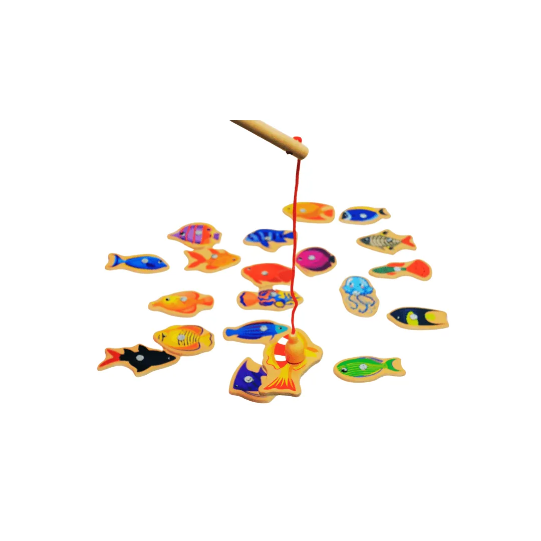 Wooden Fishing for Kids Age 3+ - Pack of 1